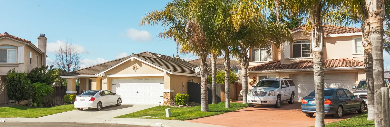 house in a small development in California